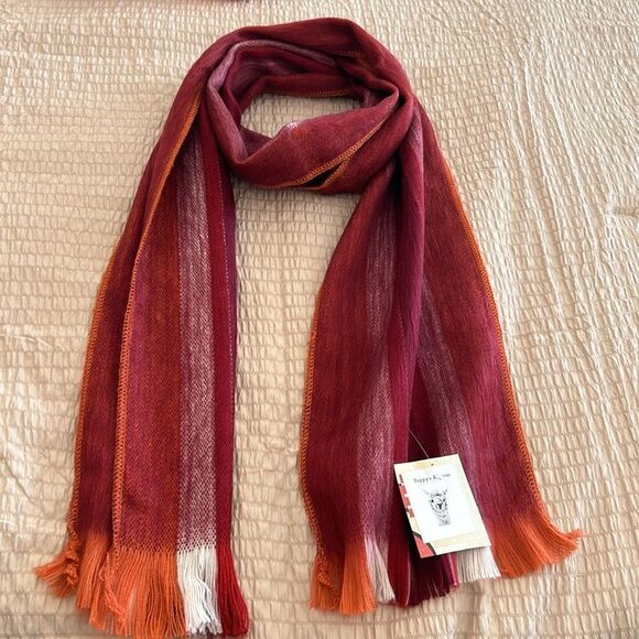 Beautiful alpaca scarf from Ecuador hand loomed -so soft and warm! - Picture 10 of 11